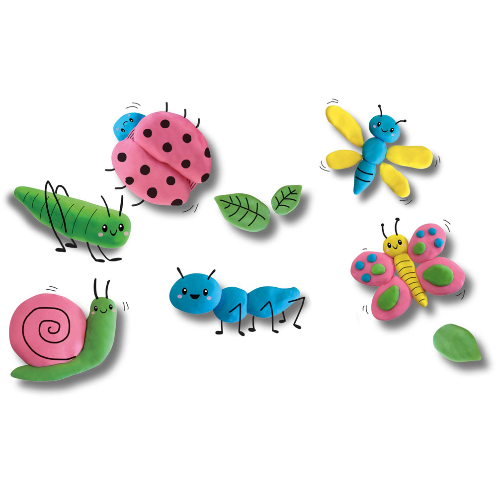 SES Creative Set of 4 Eco Dough 90g Image 2