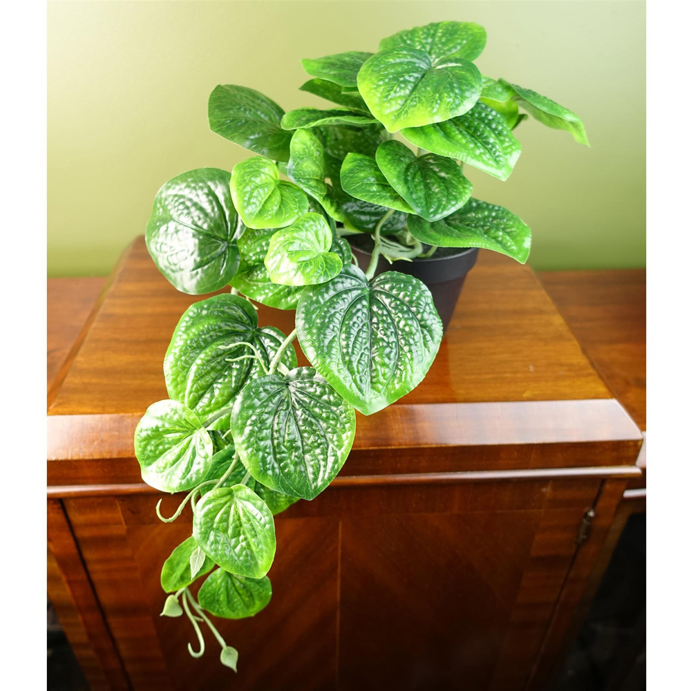 Leaf Trailing Pothos Artificial Plant in Pot 35cm Image 8