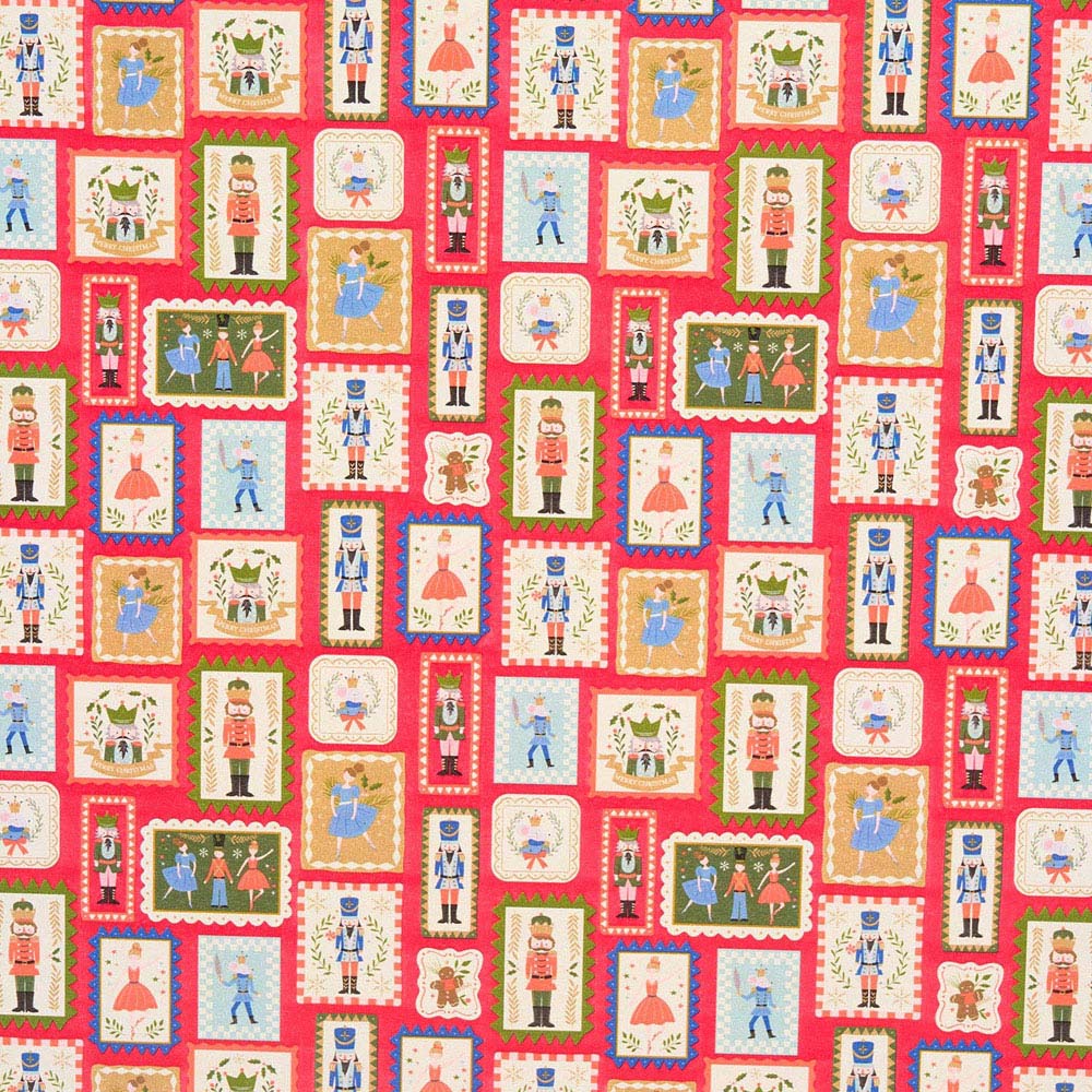 Nutcracker Christmas Gift Wrapping Paper Image 3