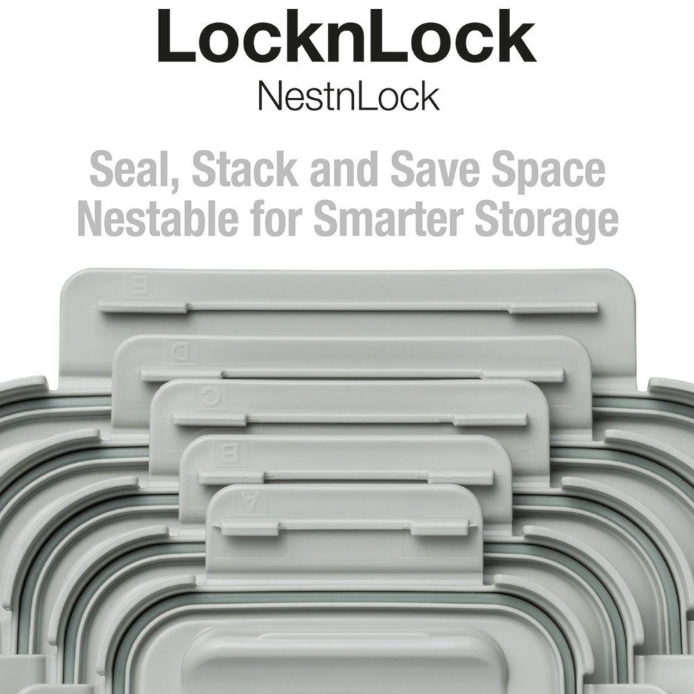 LocknLock 5 Piece NestnLock Container Image 5