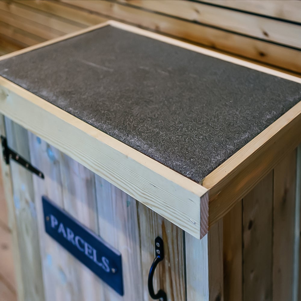 The Garden Village Pendle 3 x 2 x 1.5ft Small Parcel Storage Shed Image 4