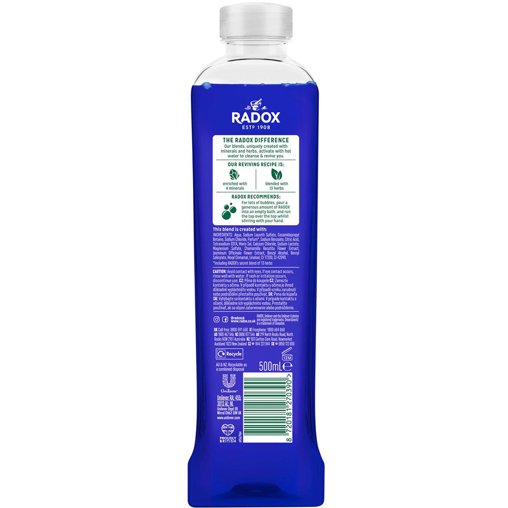 Radox Mineral Therapy Sleep Aromatherapy Dream Scents Bath Soak 500ml 3 Pack Image 3