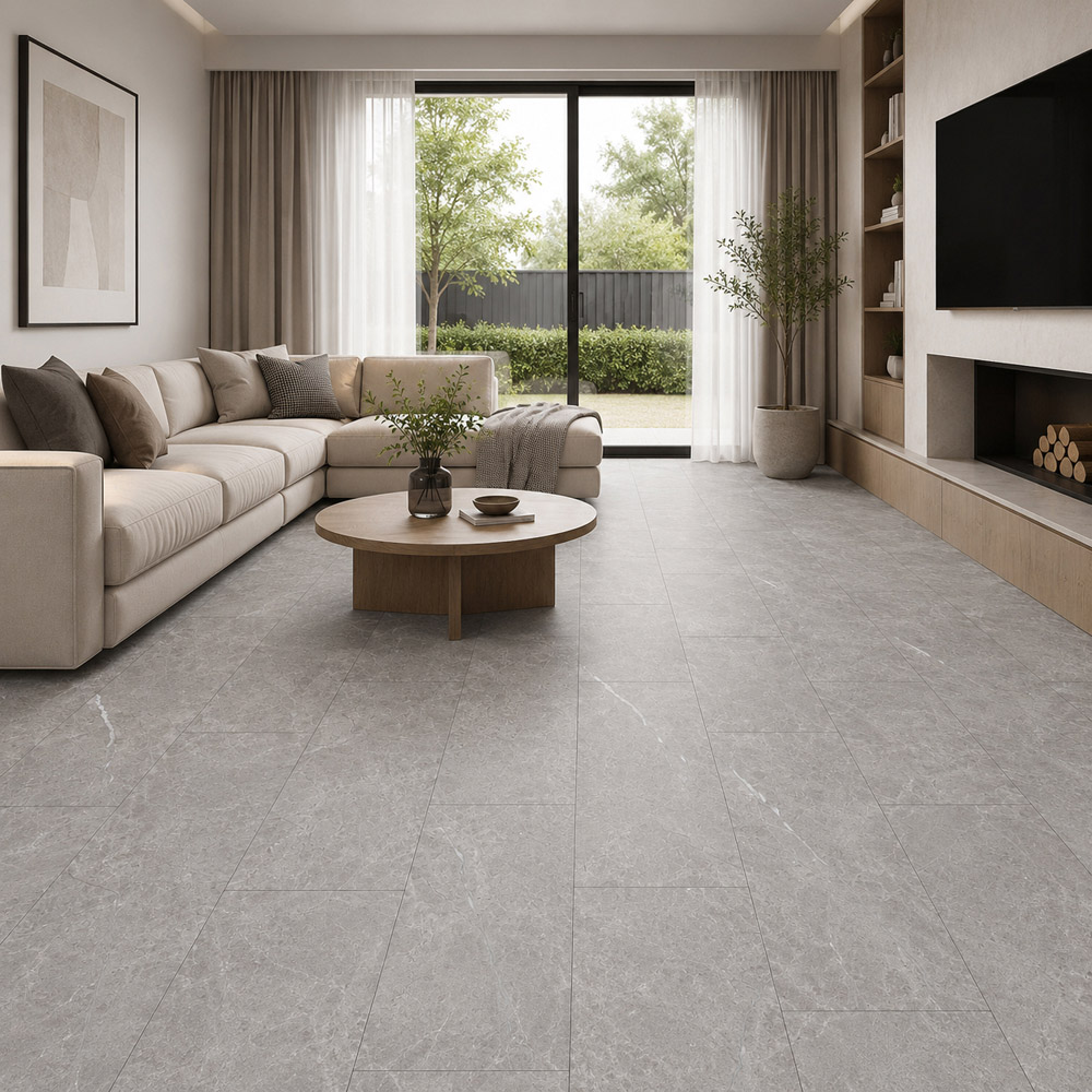 Britwall Axis Grey Wood-Embossed SPC Vinyl Flooring 620 x 310mm 10 Pack Image 4
