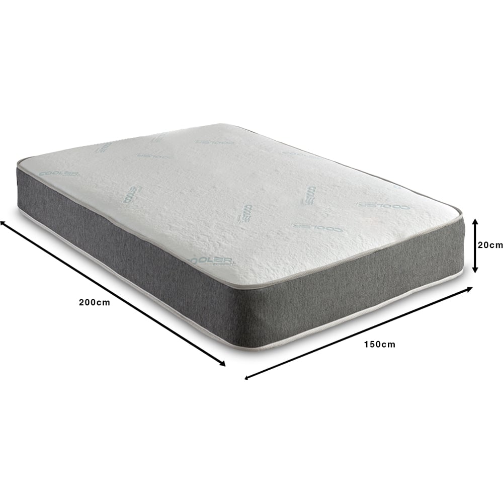 Starlight Beds King Size Hybrid Cooling Memory Foam and Spring Mattress Image 6