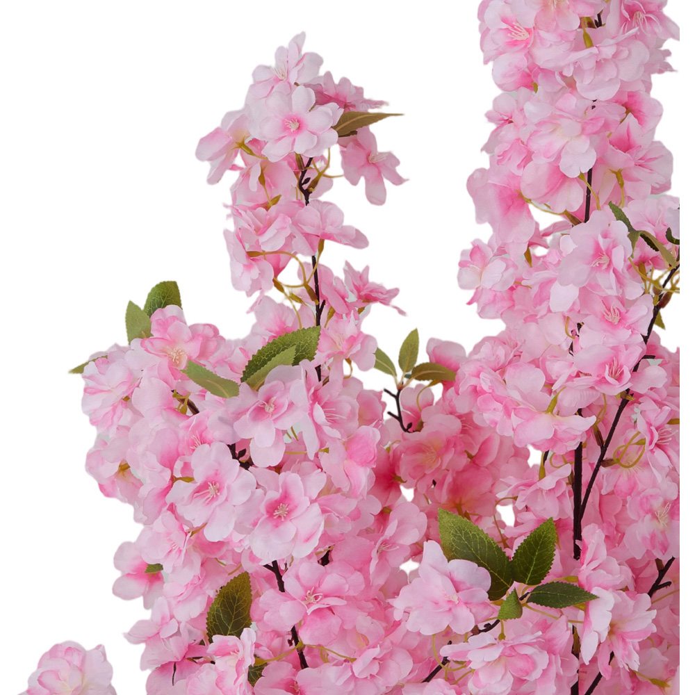 Living and Home Decorative Artificial Cherry Blossom Plant in Pot 105cm Image 6