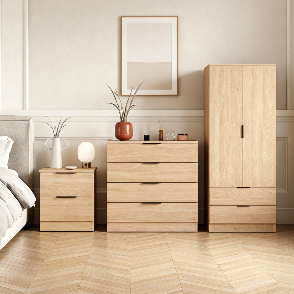 VIDA DESIGNS Trega Pine 3 Piece Bedroom Furniture Set Image 5