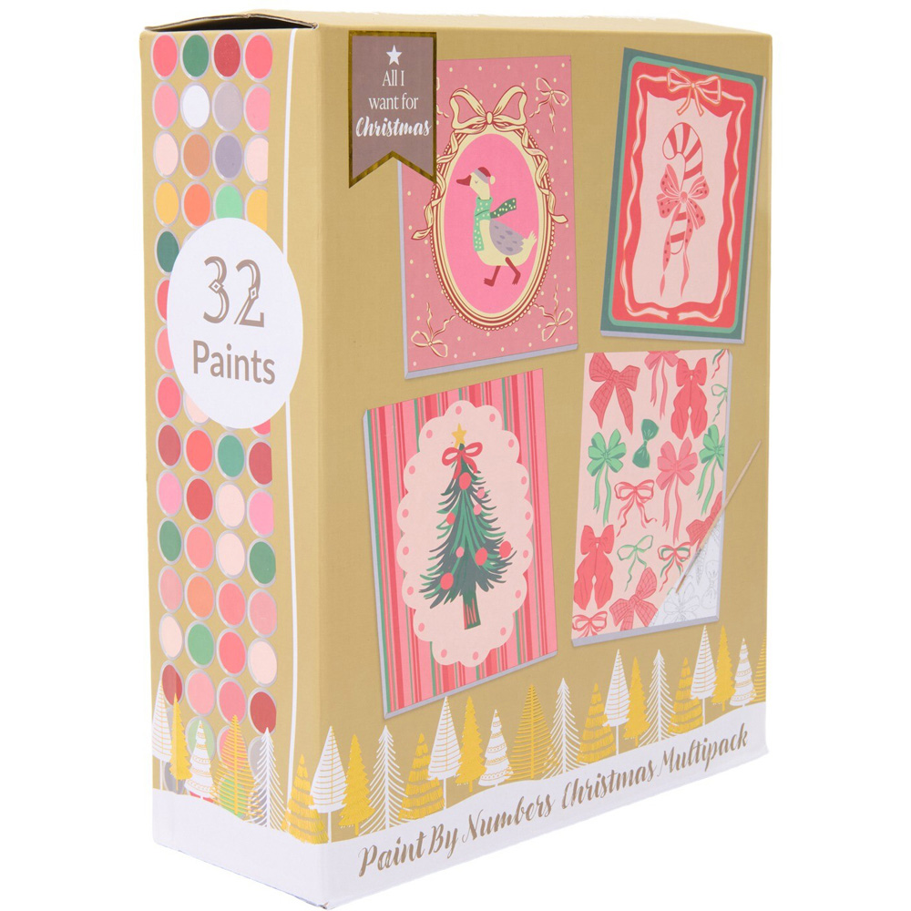 Christmas Paint By Numbers Kit Image 3