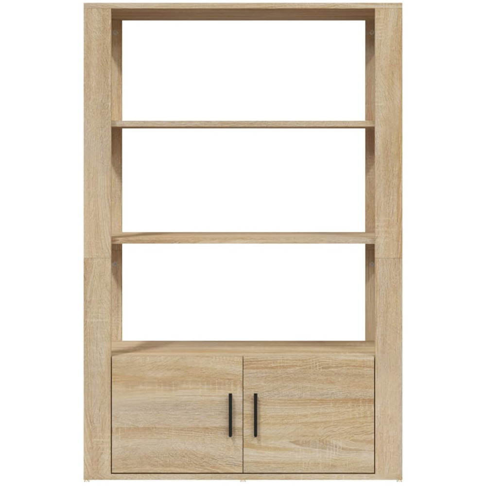 vidaXL 2 Door 3 Shelf Sonoma Oak Sideboard Image 5