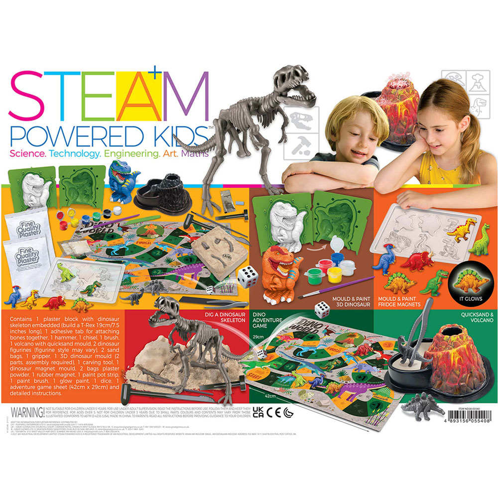 4M Steam Powered Kids Dinosaur World Image 7