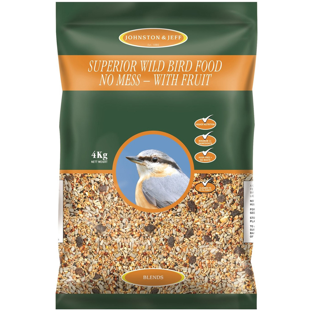 Johnston & Jeff Superior Wild Bird Feed with Fruit 4kg Image