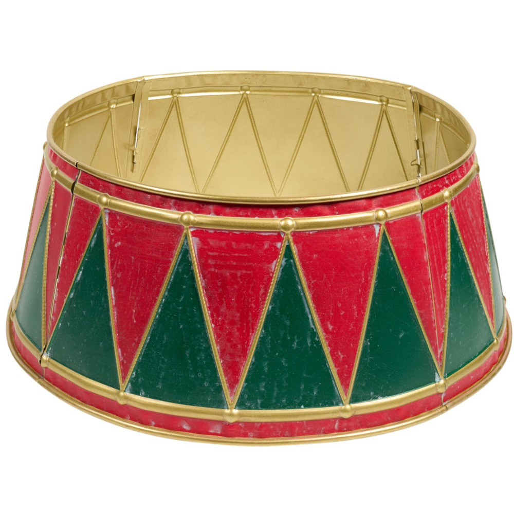 Vintage Drum Tree Skirt Image 3
