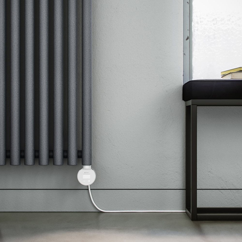 Terma Rolo-Room E Wi-Fi Salt n Pepper Electric Radiator 2000W 2000 x 755mm Image 6