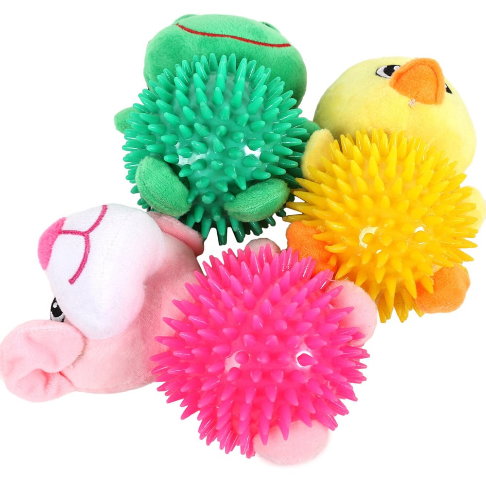 Spikey Tummy Farm Animal Dog Toy in Assorted styles Image 5