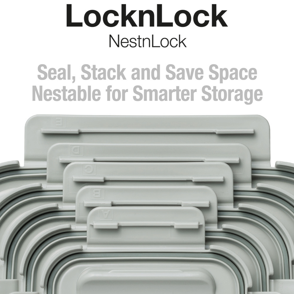 LocknLock 3 Piece NestnLock Container Image 5