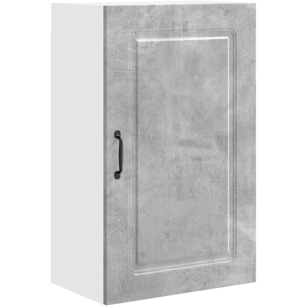 vidaXL Kalmar Single Door Concrete Grey Wall Kitchen Cabinet Image 2