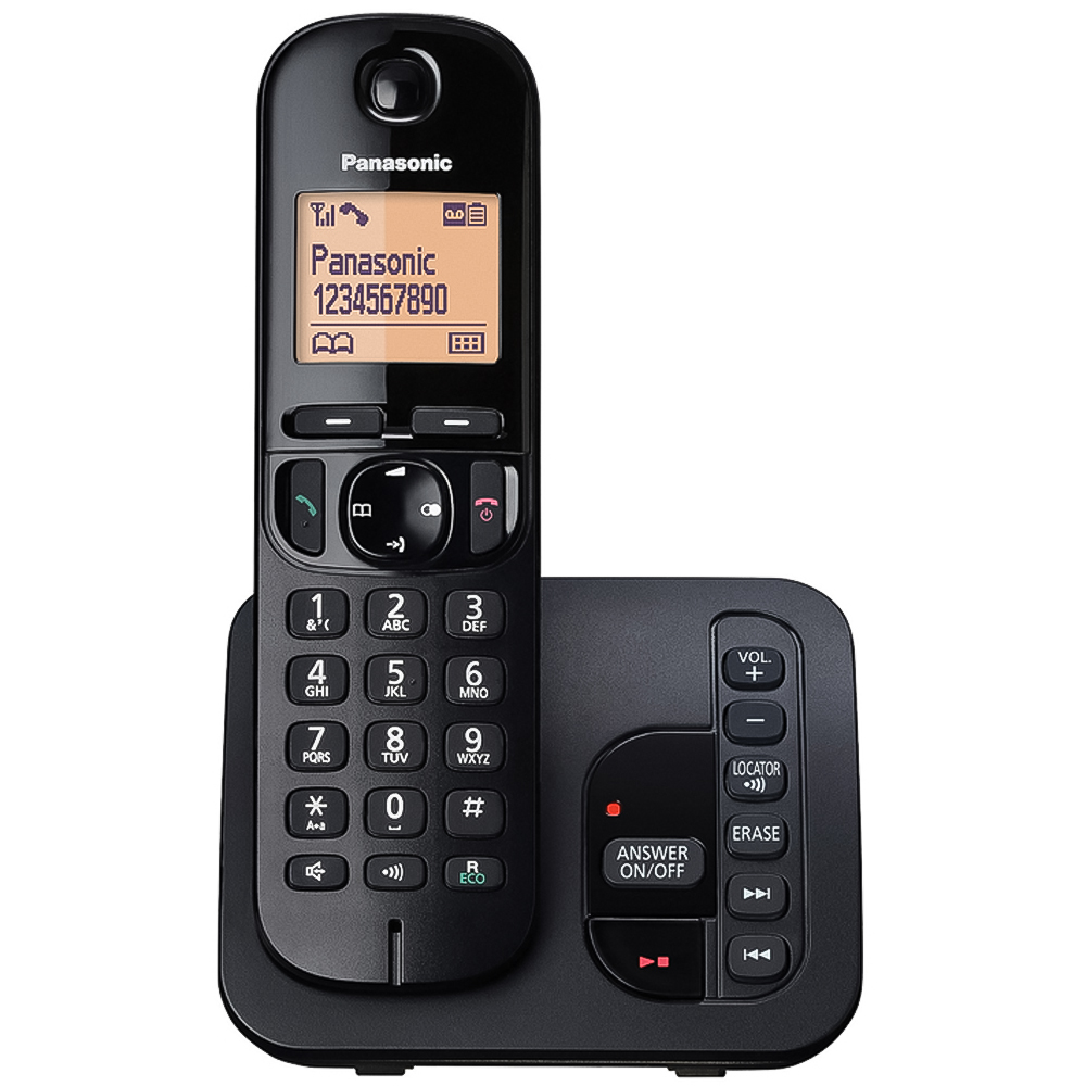Panasonic KX-TGC223EB DECT Cordless Phone with Answer Machine Trio Pack Image 2
