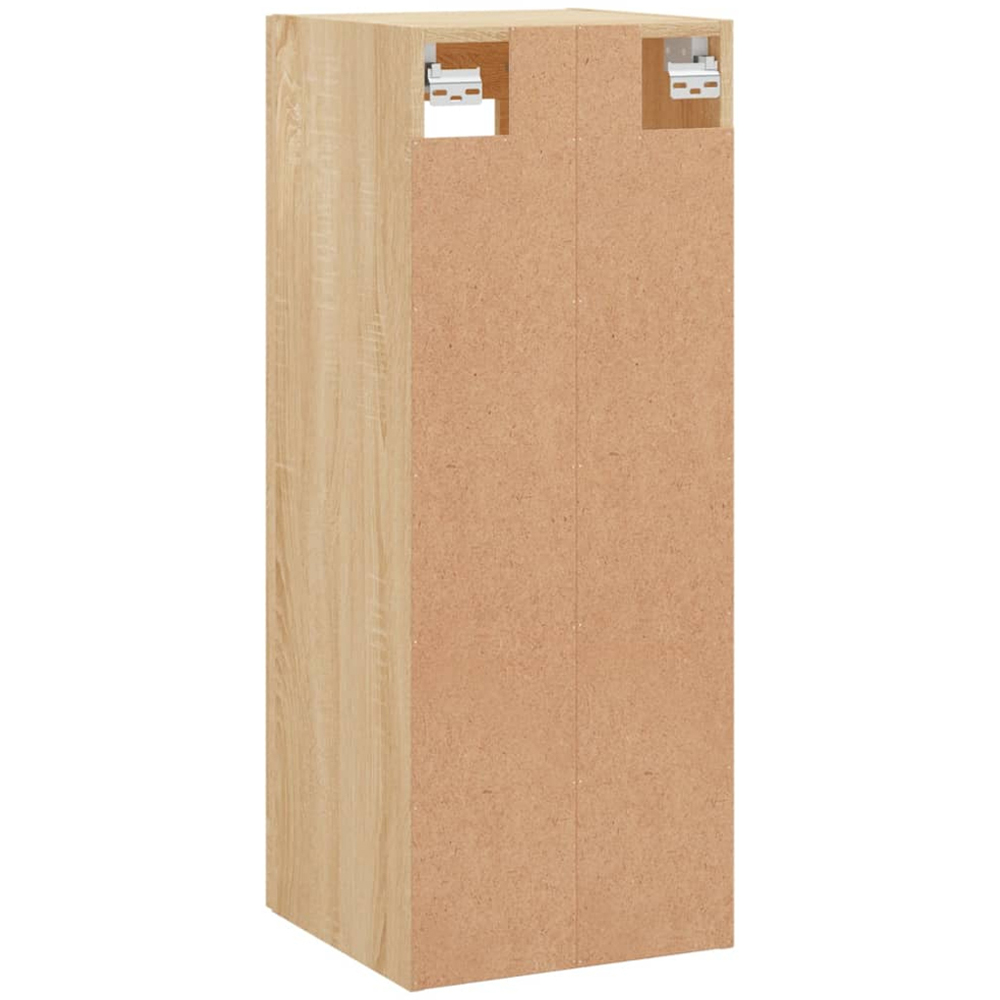 vidaXL Single Glass Door Sonoma Oak Wall Mounted Cabinet Image 9