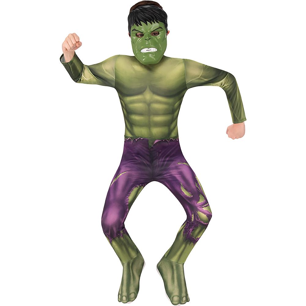 Marvel Avengers Core Kids Hulk Costume 9-10 Years Image 5