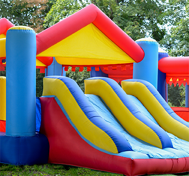 bouncy castles