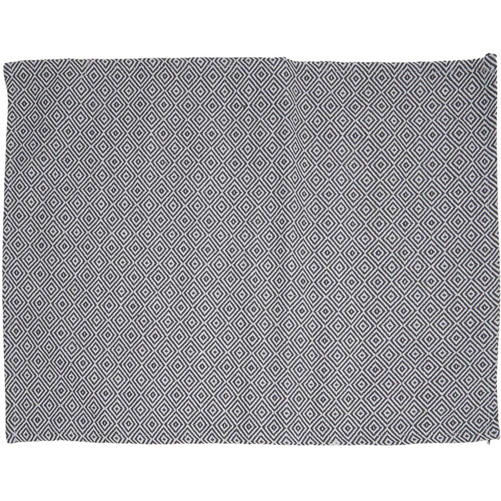 My Home 4 Pack Grey and White Diamond Geo Placemat Image 1