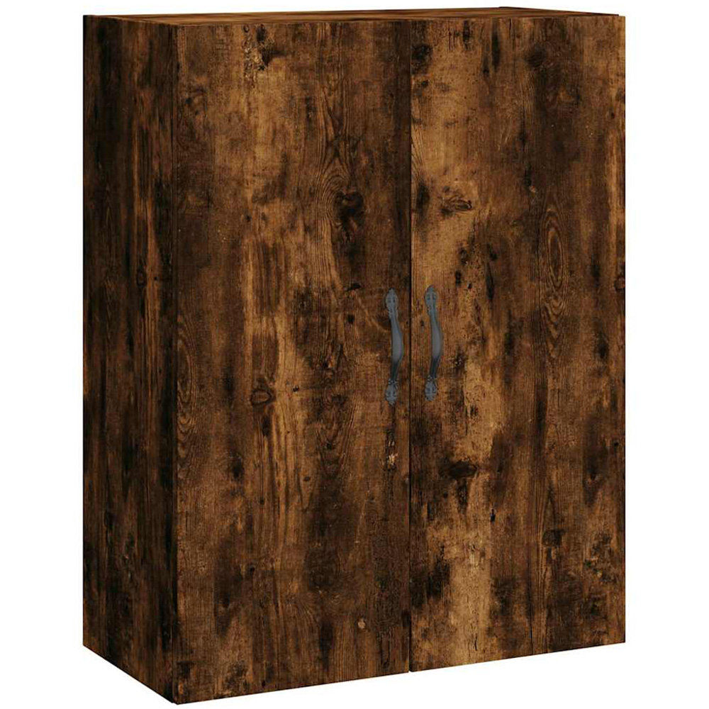 vidaXL 2 Door Smoked Oak Wall Mounted Cabinet Image 2