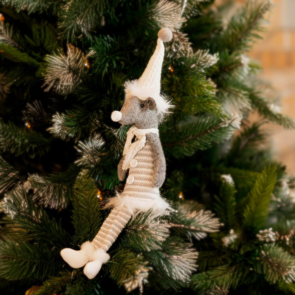 Marco Paul Silver Striped Mouse with Dangly Legs Image 3