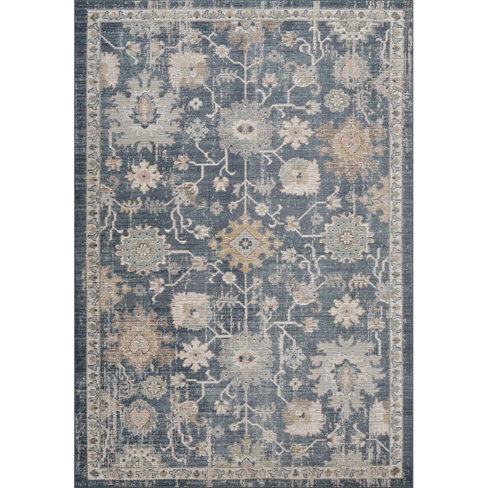 Desire Rugs Maia Navy Lagoon Floral Non Slip Rug 60 x 220cm Image 6