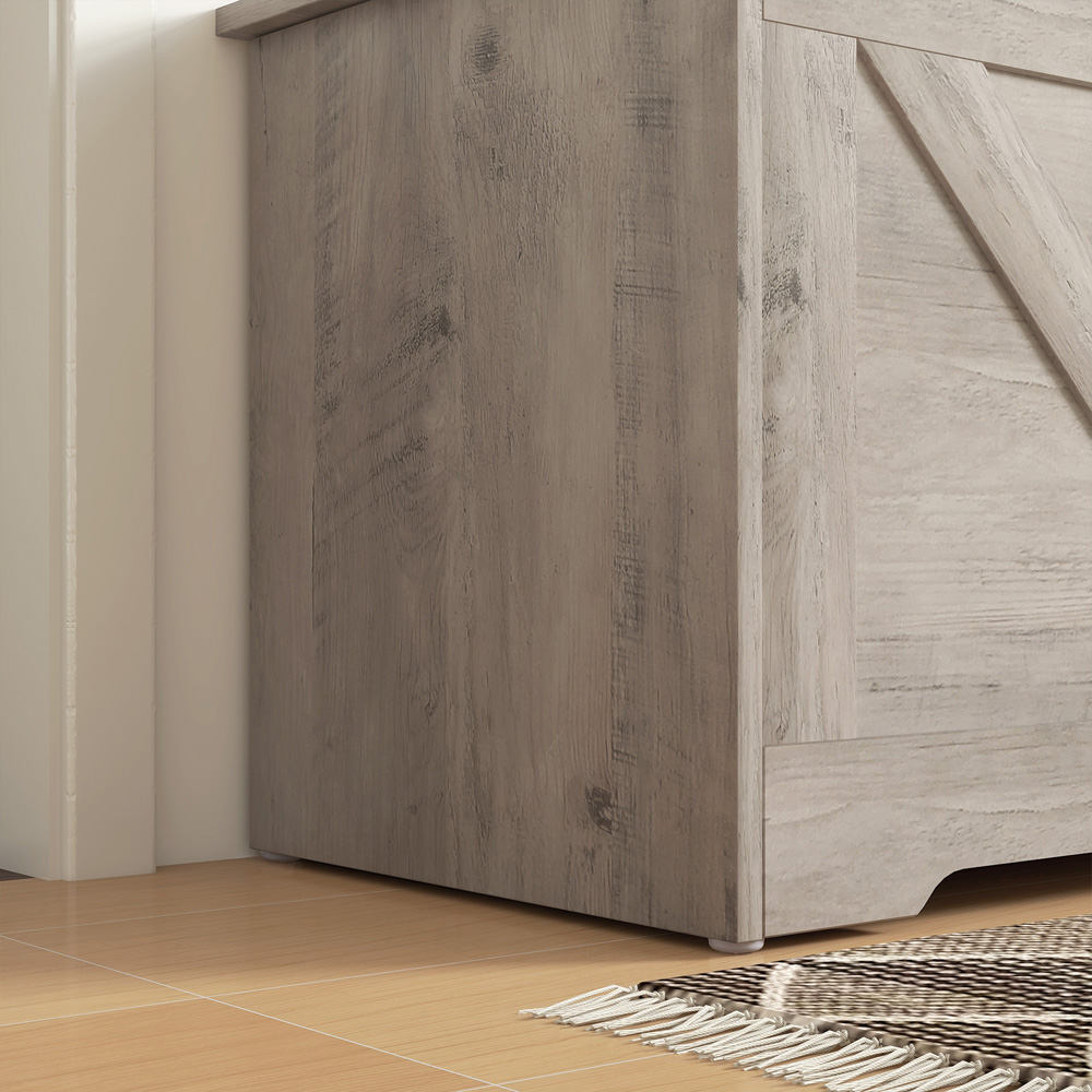 HOMCOM Grey Storage Trunk 80cm Image 3