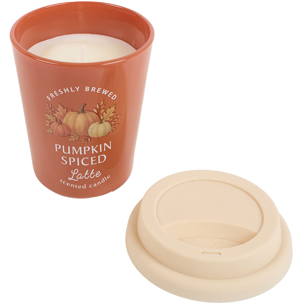 wilko Pumpkin Spiced Latte Scented Mug Candle Image 2