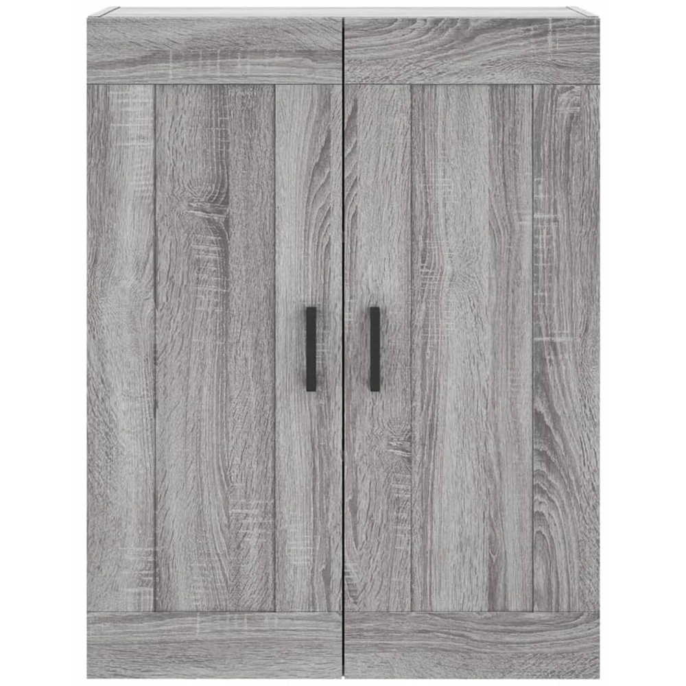 vidaXL 2 Door 3 Drawer Grey Sonoma Highboard with Metal Legs Image 6