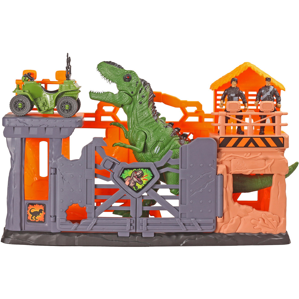 Dino Playset with Light and Sound - Orange Image 3