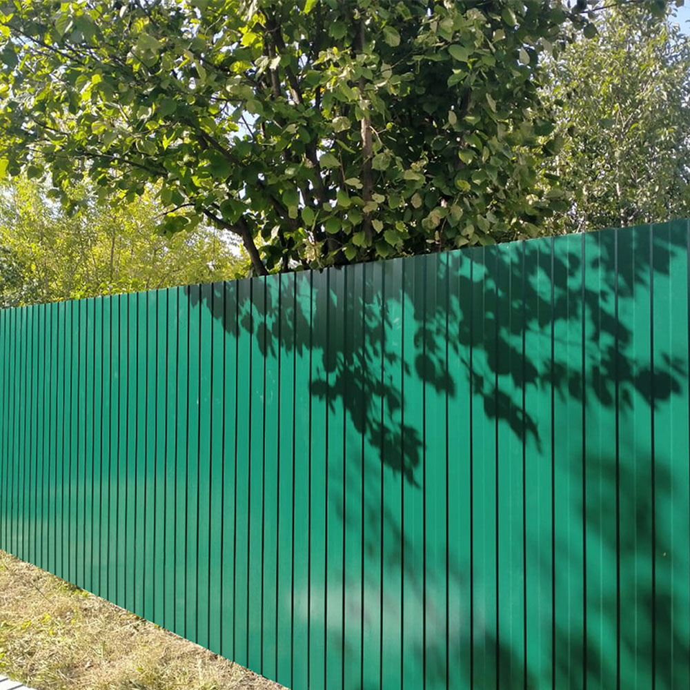 Living and Home 12 Piece Dark Green Premium Galvanized Steel Corrugated Roof Panels Image 2