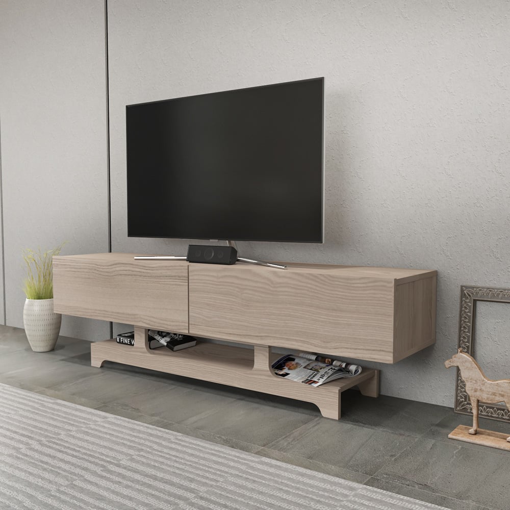 Decorotika Tera 2 Door Single Shelf Cordoba TV Unit Image 5
