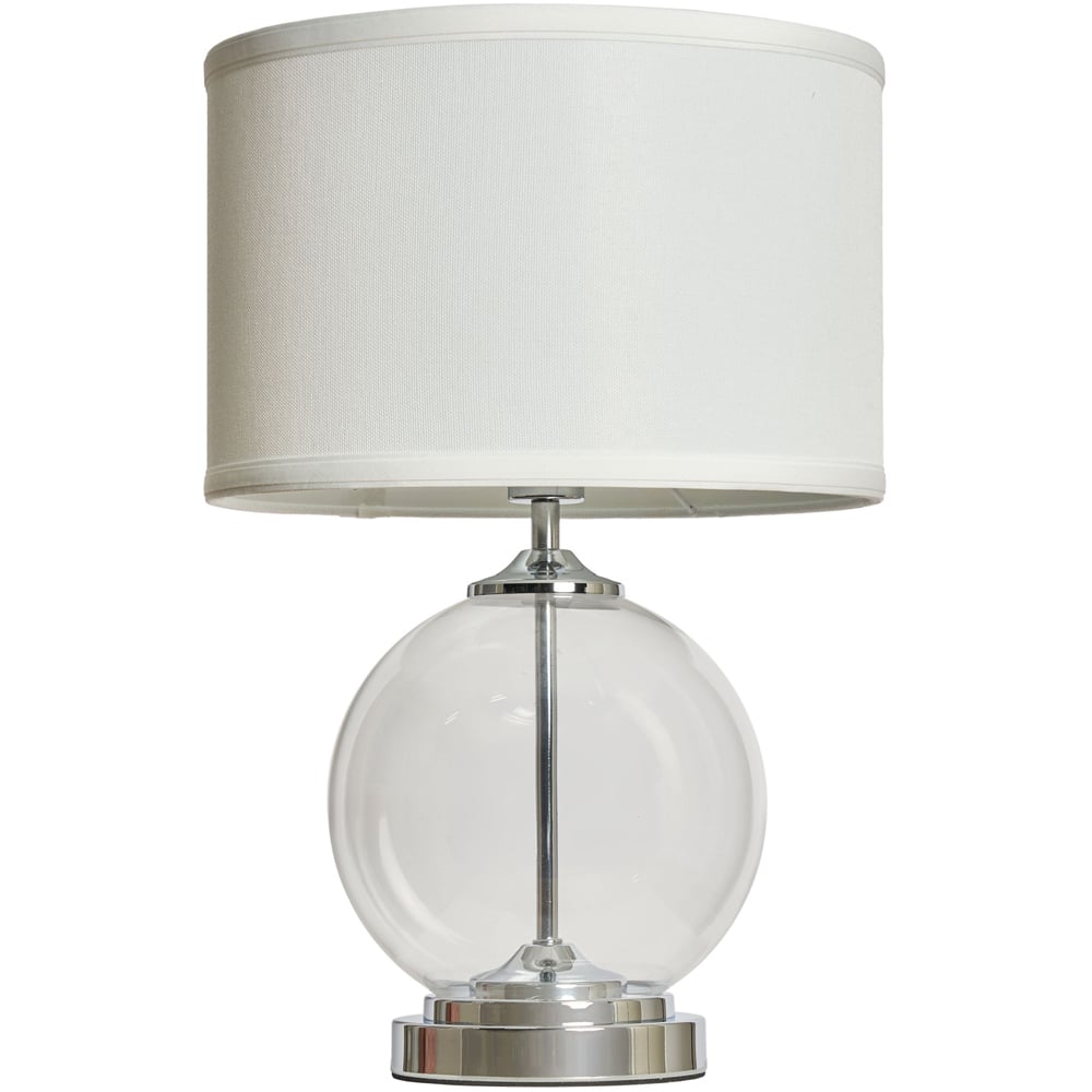 Inlight Sphere Clear Glass Small Table Lamp Image 1