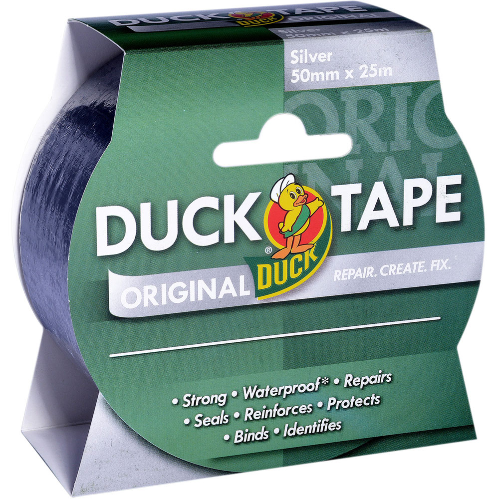 Duck Original Silver Duck Tape 50mm x 25m Image 4