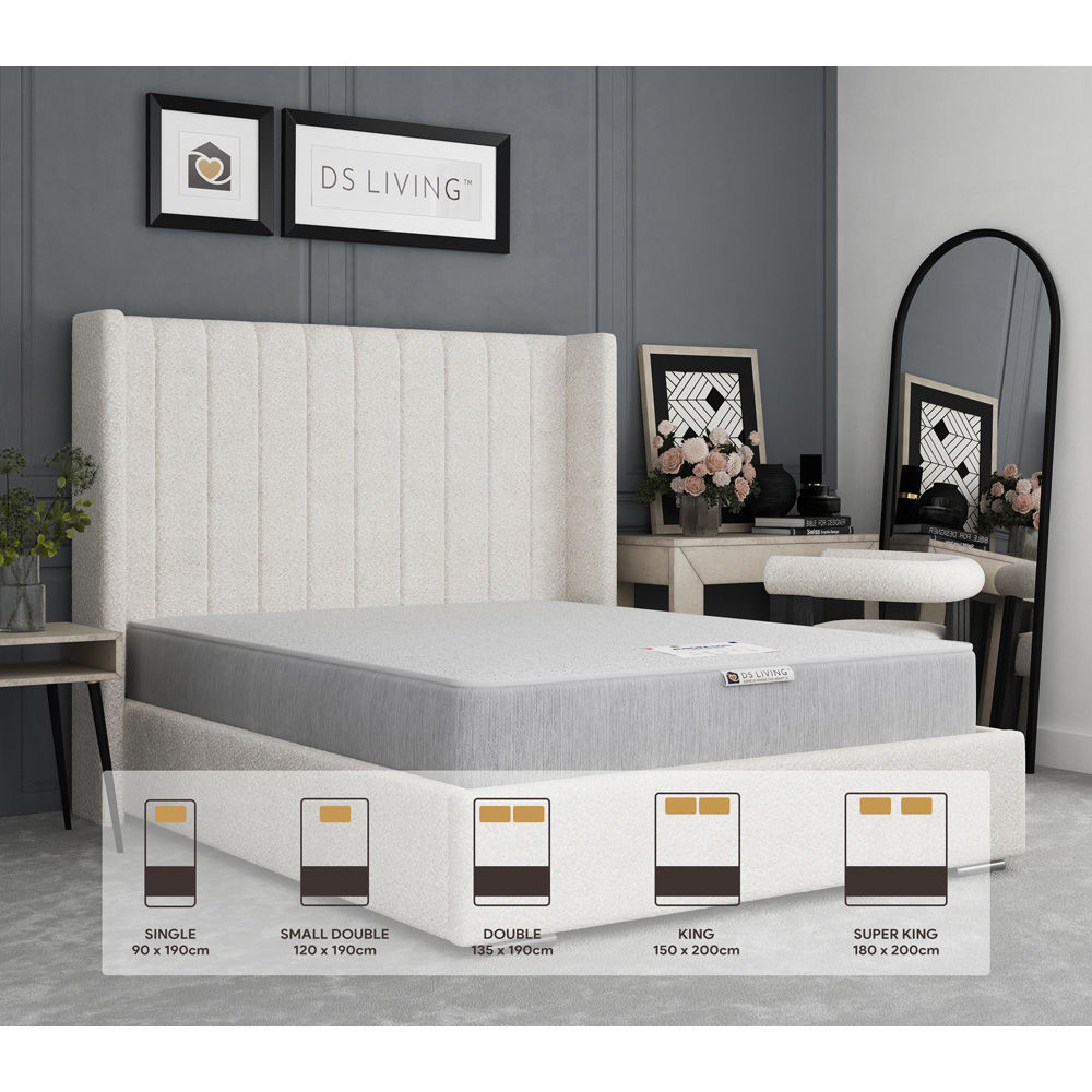 DS Living Aurora Posturetech Super King Size Bonnell Spring Mattress with Firm Comfort Layers Image 8