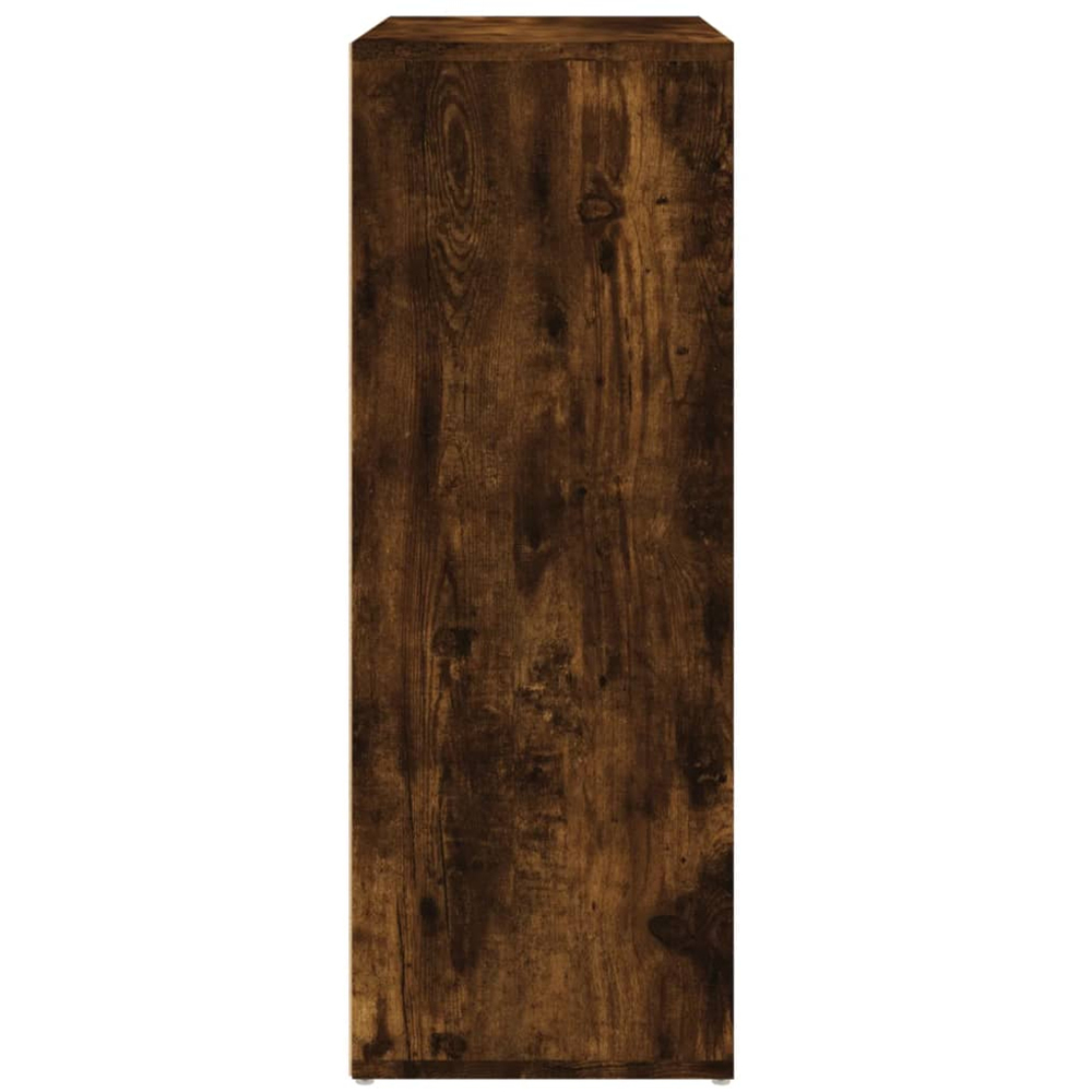 vidaXL 4 Drawer Smoked Oak Wide Sideboard Image 5