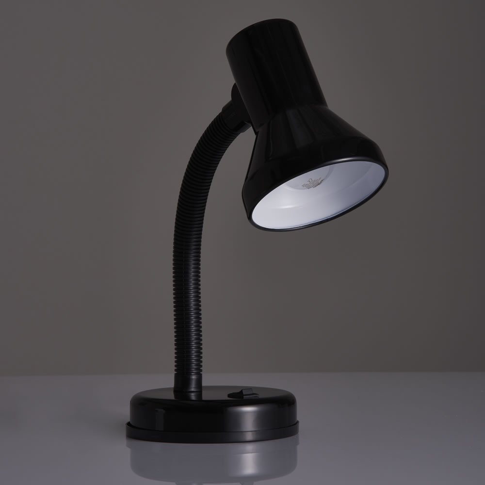 Wilko Black Desk Lamp Image 5