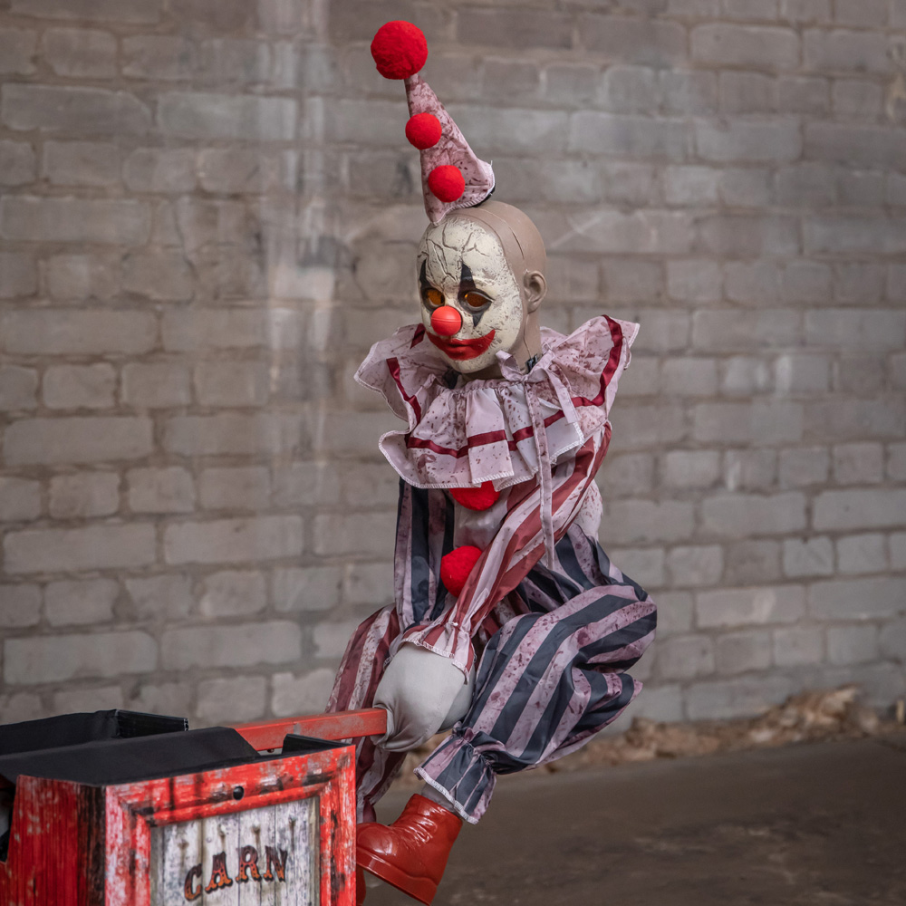 Samuel Alexander LED Seesaw Clowns Animated Halloween Decoration Prop 91cm Image 5