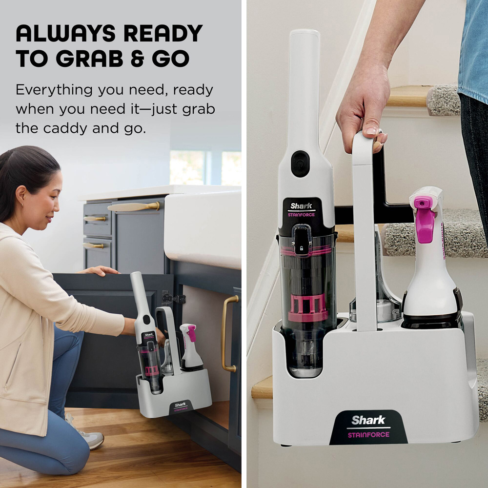 Shark StainForce White Cordless Stain Destroying Spot Cleaner Image 6
