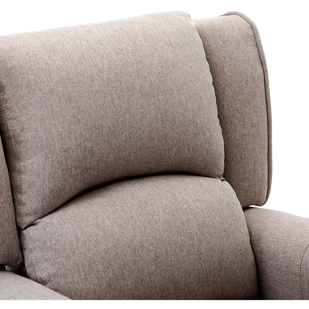 Furniture Online Charlotte Pumice Modern Pushback Recliner Chair Image 5