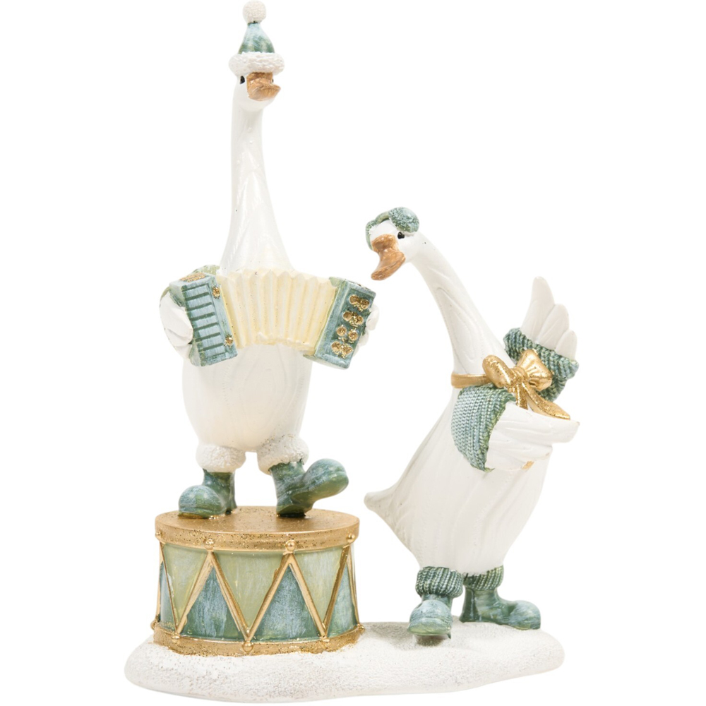 Winter Carol Geese Decoration Image 2