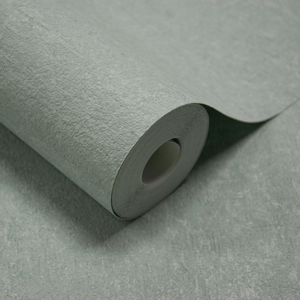 Grandeco Plaster Effect Casper Blown Vinyl Aqua Wallpaper Image 2