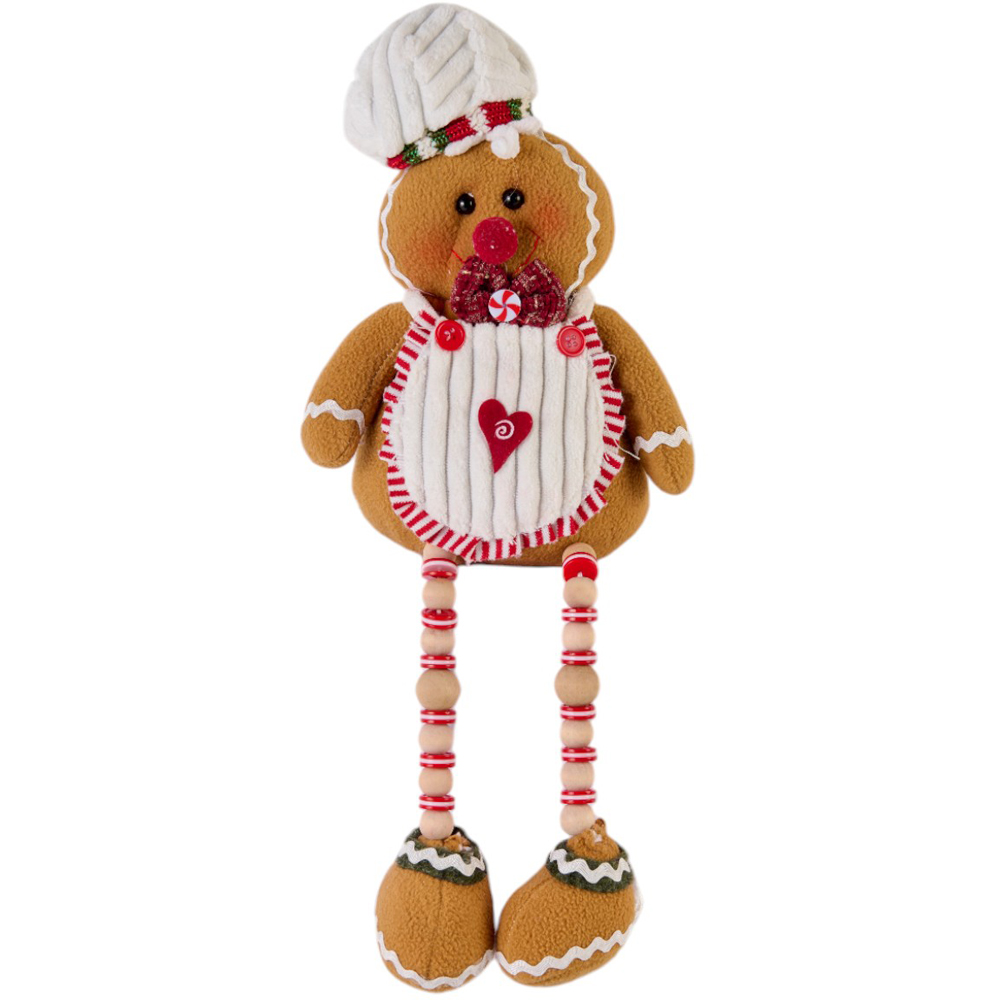 Single Candy Cane Lane Sitting Gingerbread Ornament in Assorted styles Image 8