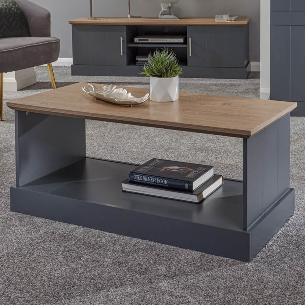 GFW Kendal Slate Blue Coffee Table Image 1