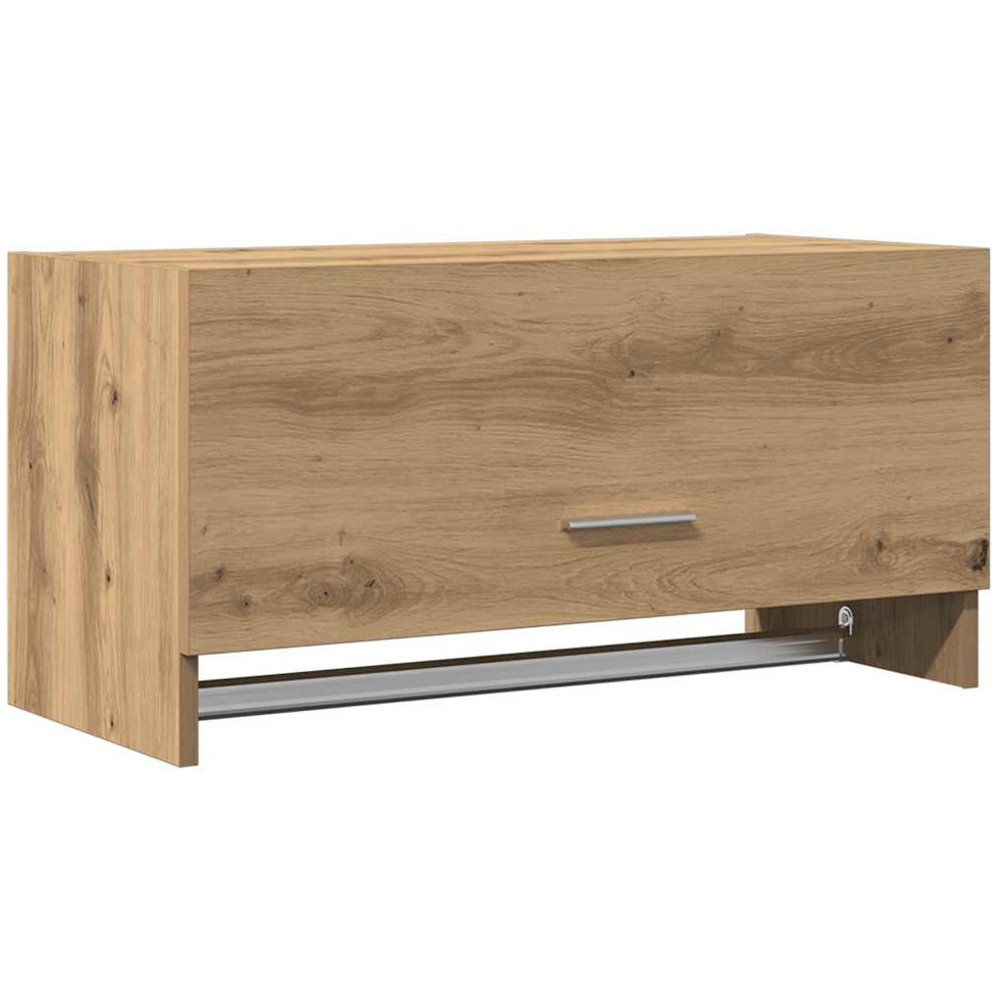 vidaXL Single Flap Door Artisan Oak Wardrobe Image 2