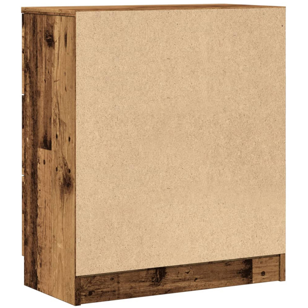 vidaXL 3 Drawer Old Wood Small Sideboard Image 6
