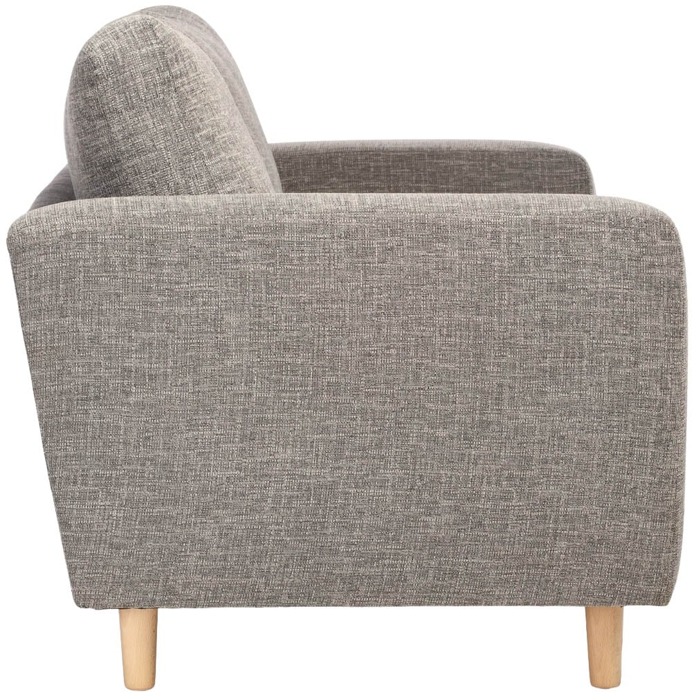 Desser Furniture Rydal 3 Seater Charcoal Linen Sofa Image 4