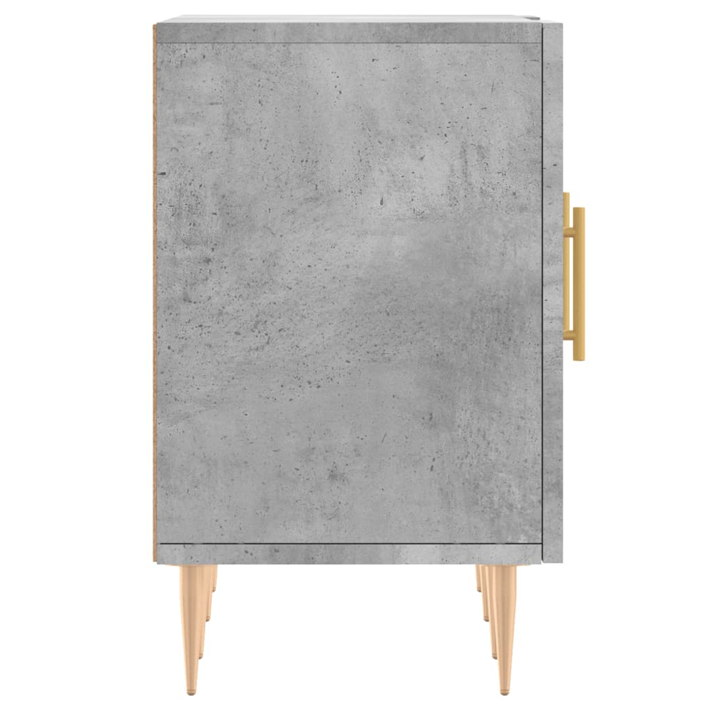 vidaXL 2 Door 2 Shelf Concrete Grey TV Cabinet Image 7