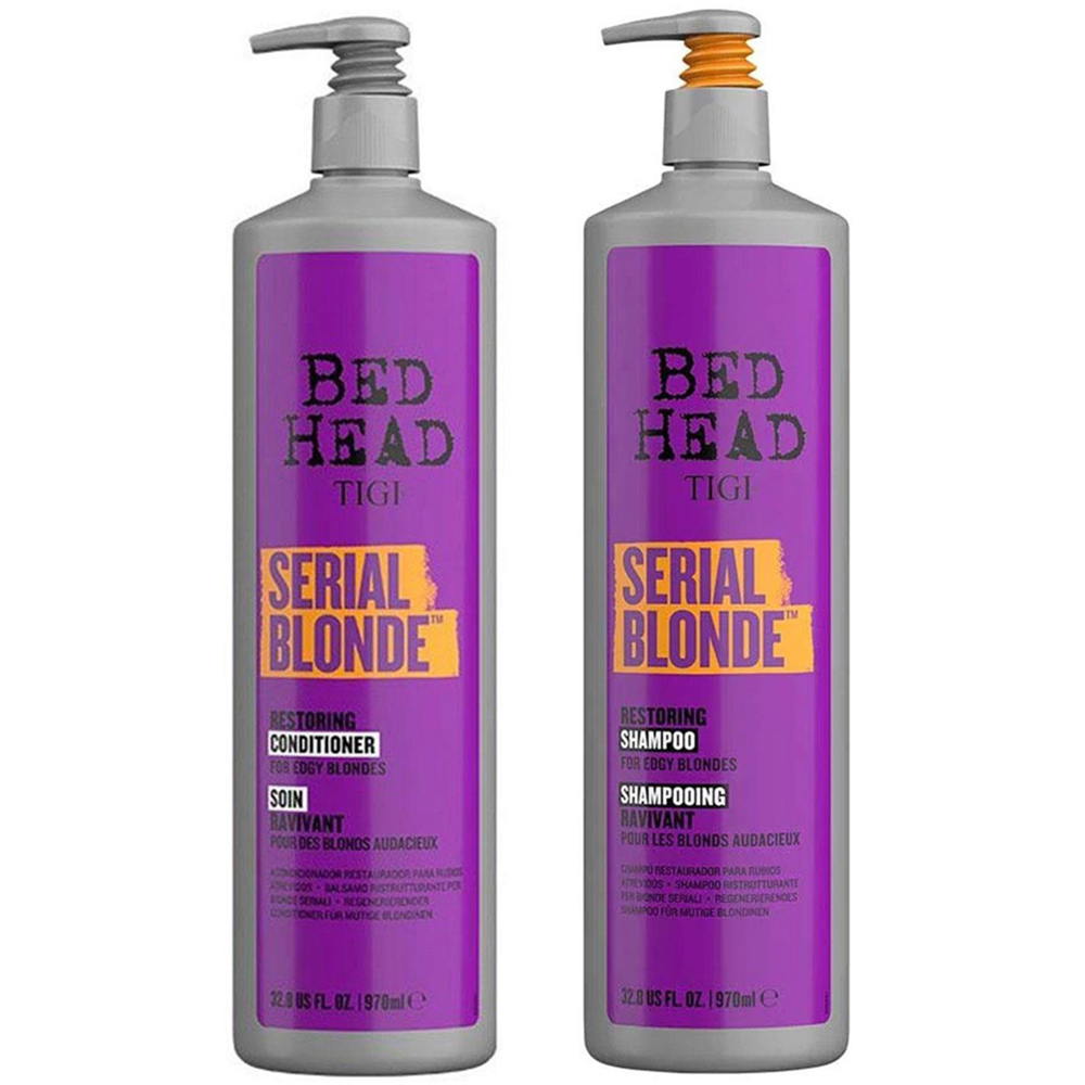 TIGI Bed Head Serial Blonde Repair Shampoo and Conditioner Set 970ml Image 1
